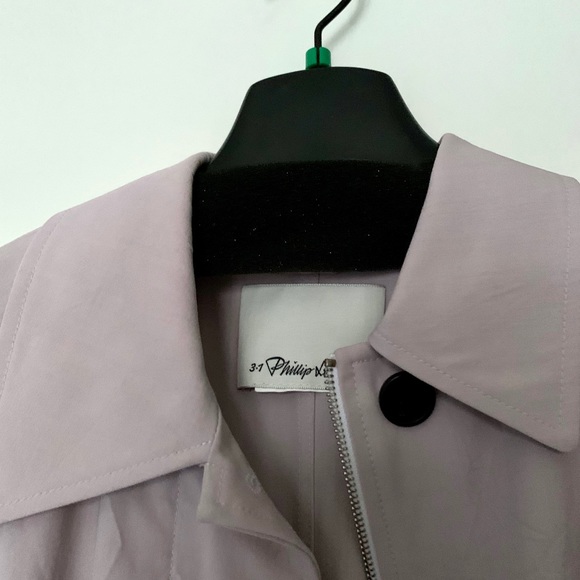 3.1 Phillip Lim lavender oversized trench coat - Picture 6 of 8